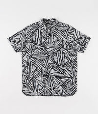 Nike SB All Over Print Woven Polo Shirt - Particle Grey / Summit White / Black