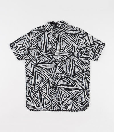 Nike SB All Over Print Woven Polo Shirt - Particle Grey / Summit White / Black