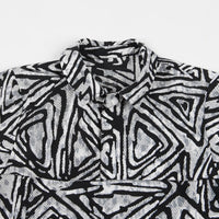Nike SB All Over Print Woven Polo Shirt - Particle Grey / Summit White / Black thumbnail