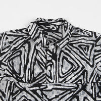 Nike SB All Over Print Woven Polo Shirt - Particle Grey / Summit White / Black thumbnail