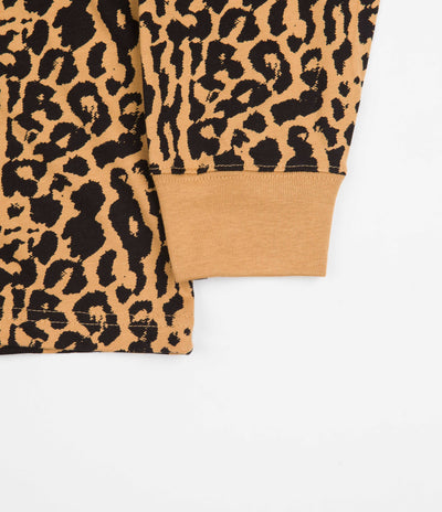 Nike SB Animal Print Long Sleeve T-Shirt - Elemental Gold / Black