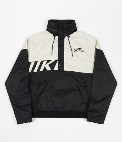 Nike SB Anorak Jacket - Black / Fossil / Black / Fossil