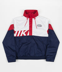 Nike SB Anorak Jacket - Midnight Navy / White / University Red / White