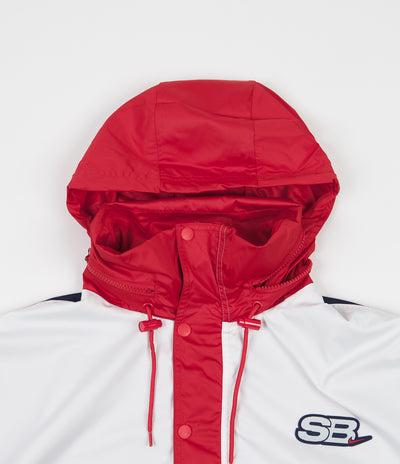 Nike SB Anorak Jacket - Midnight Navy / White / University Red / White