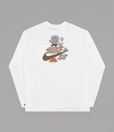 Nike SB Mooncasket Long Sleeve T-Shirt - White / Black