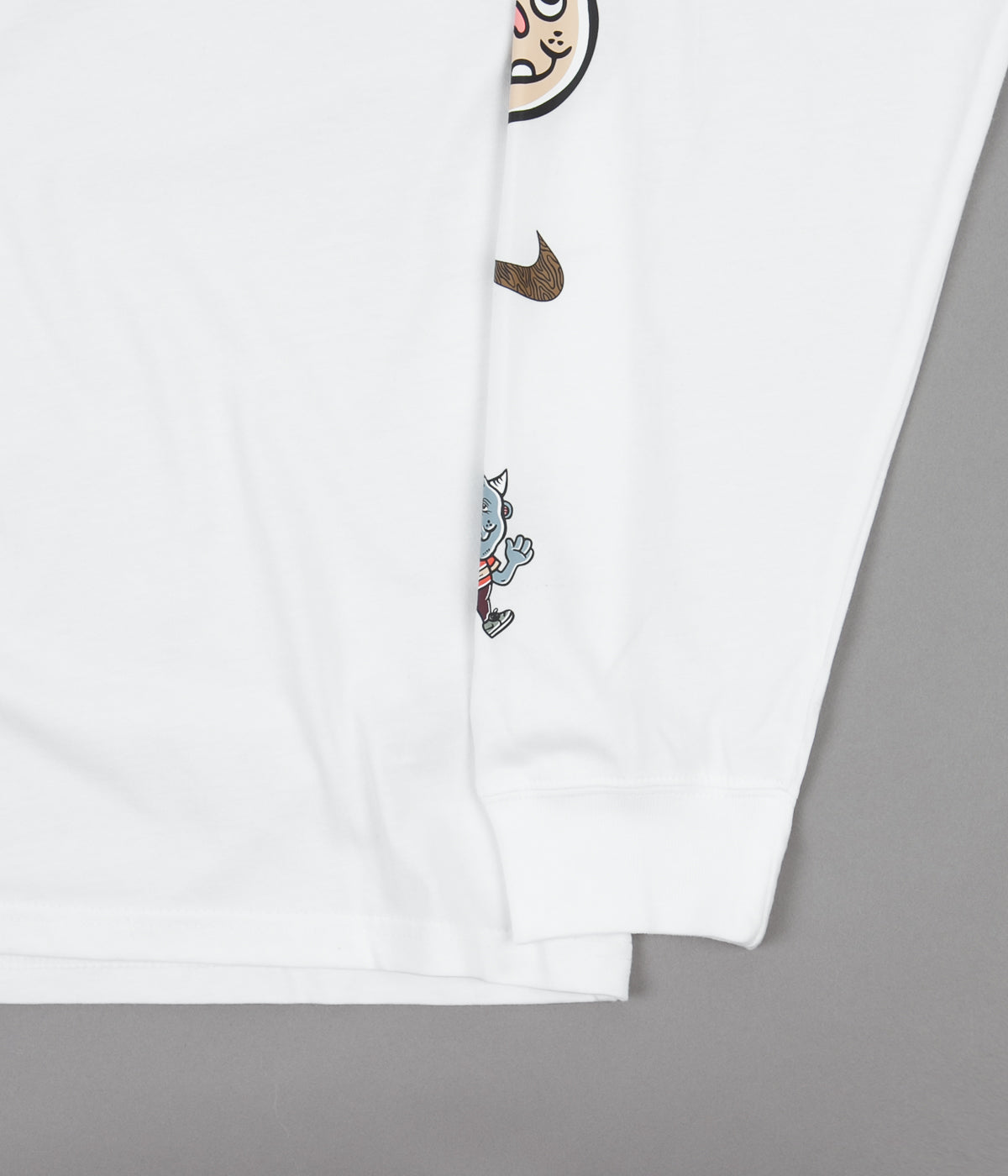 Nike SB Mooncasket Long Sleeve T-Shirt - White / Black | Flatspot