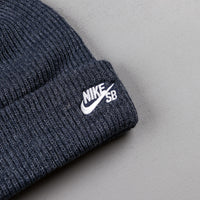 Nike SB Fisherman Beanie - Obsidian Heather / White thumbnail