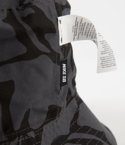 Nike SB Big Leaf Print Bucket Hat - Black