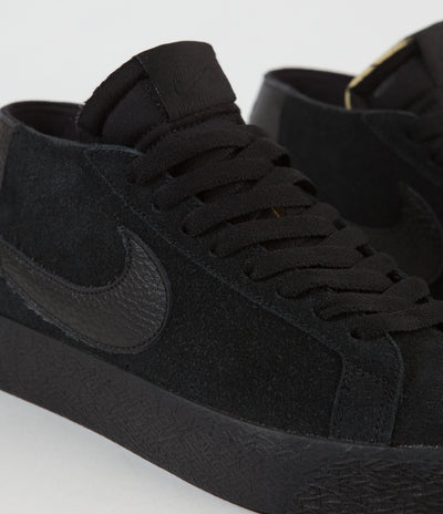 Nike SB Blazer Chukka Shoes - Black / Black