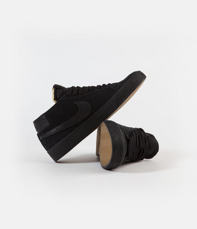 Nike SB Blazer Chukka Shoes - Black / Black