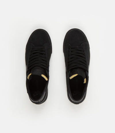 Nike SB Blazer Chukka Shoes - Black / Black