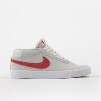 Nike SB Blazer Chukka Shoes - Vast Grey / Crimson thumbnail