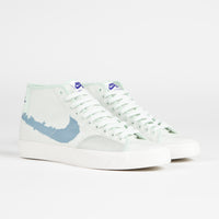 Nike SB Blazer Court Mid Premium Shoes - Barely Green / Boarder Blue - Barely Green thumbnail