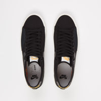 Nike SB Blazer Court Mid Premium Shoes - Black / Black - Black - Sail thumbnail