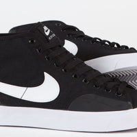 Nike SB Blazer Court Mid Shoes - Black / White - Black thumbnail