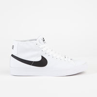 Nike SB Blazer Court Mid Shoes - White / Black - White thumbnail
