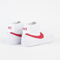 Nike SB Blazer Court Mid Shoes - White / University Red - White thumbnail