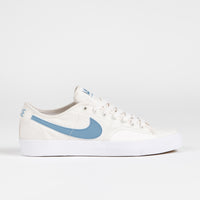 Nike SB Blazer Court Shoes - Phantom / Cerulean - Phantom - Gum Light Brown thumbnail