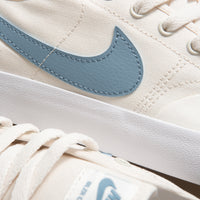Nike SB Blazer Court Shoes - Phantom / Cerulean - Phantom - Gum Light Brown thumbnail