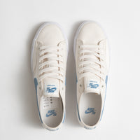 Nike SB Blazer Court Shoes - Phantom / Cerulean - Phantom - Gum Light Brown thumbnail