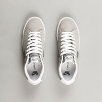 Nike SB Blazer Low GT Shoes - Dust / Hasta - White - Pure Platinum thumbnail