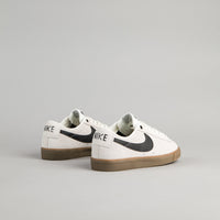 Nike SB Blazer Low GT Shoes - Ivory / Black - Gum Light Brown thumbnail