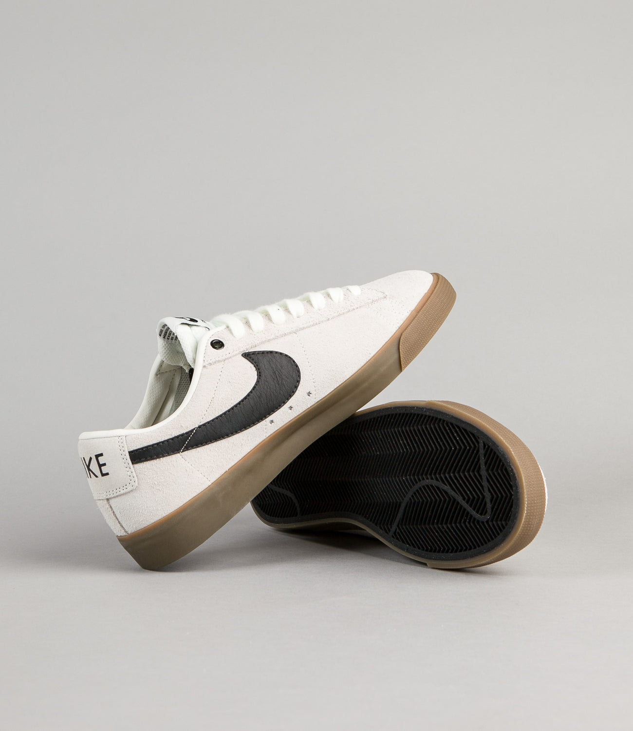 Nike SB Blazer Low GT Shoes Ivory Black Gum Light Brown Flatspot