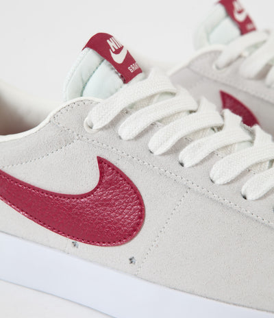 Nike SB Blazer Low GT Shoes - Sail / Cardinal Red - White - Gum Light ...