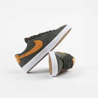 Nike SB Blazer Low GT Shoes - Sequoia / Kumquat - White - Gum Light Brown thumbnail