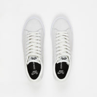 Nike SB Blazer Low GT Shoes - Summit White / Summit White - Obsidian thumbnail
