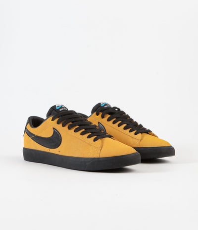 Nike SB Blazer Low GT Shoes - University Gold / Black - University Gold
