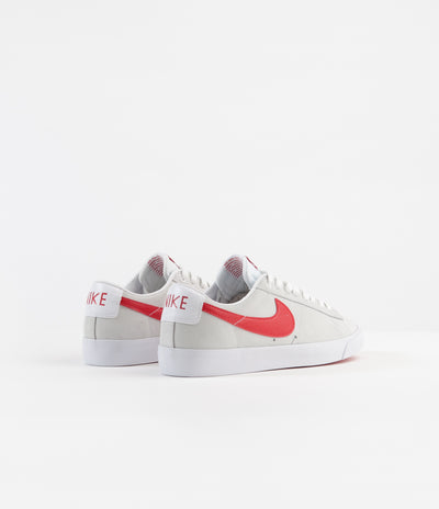 Nike SB Blazer Low GT Shoes - White / University Red