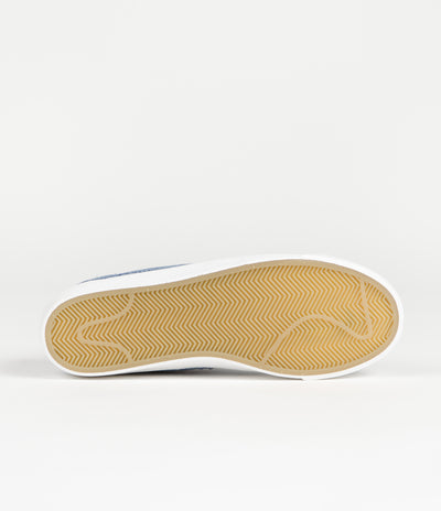 Nike SB Blazer Low Pro GT Premium Shoes - Summit White / Midnight Navy - Summit White