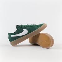 Nike SB Blazer Low Pro GT QS Shoes - Fir / White - Fir - Gum Light Brown thumbnail