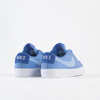 Nike SB Blazer Low Pro GT Shoes - Coast / Psychic Blue - Signal Blue - White thumbnail