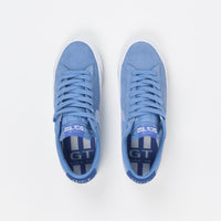 Nike SB Blazer Low Pro GT Shoes - Coast / Psychic Blue - Signal Blue - White thumbnail