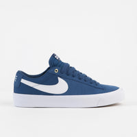 Nike SB Blazer Low Pro GT Shoes - Court Blue / White - Court Blue thumbnail