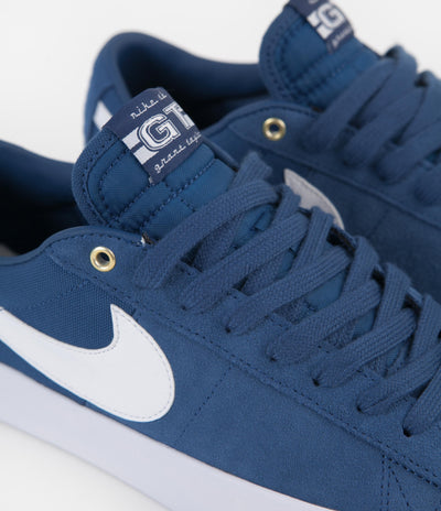 Nike SB Blazer Low Pro GT Shoes - Court Blue / White - Court Blue