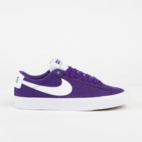 Nike SB Blazer Low Pro GT Shoes - Court Purple / White - Court Purple - White thumbnail