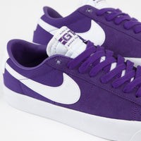 nike blazer low womens purple