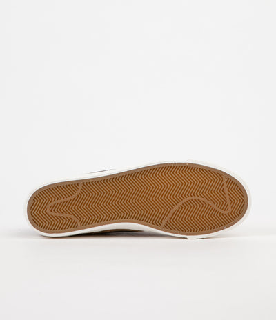 Nike SB Blazer Low Shoes - Golden Beige / Black - Sail - Gum Light Brown