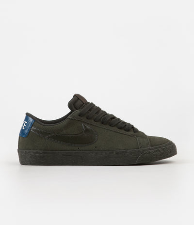 Nike SB Blazer Low Shoes - Sequoia / Sequoia - Blue Force