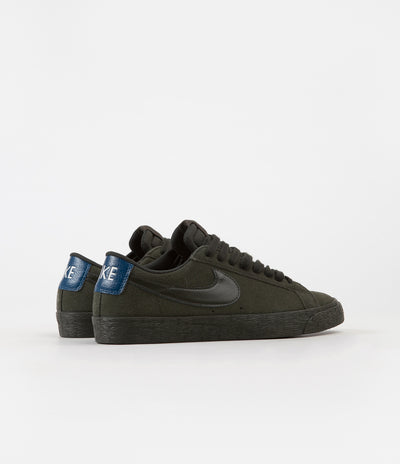 Nike SB Blazer Low Shoes - Sequoia / Sequoia - Blue Force