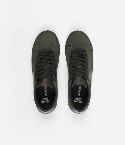 Nike SB Blazer Low Shoes - Sequoia / Sequoia - Blue Force