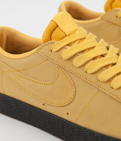 Nike SB Blazer Low Shoes - Yellow Ochre / Yellow Ochre - Black