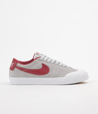 Nike SB Blazer Low XT Shoes Pure Platinum Cedar White Flatspot