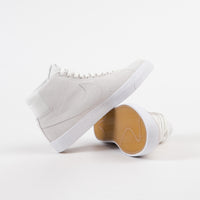 Nike SB Blazer Mid Deconstructed Shoes - Summit White / Summit White - White - White thumbnail