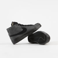 Nike SB Blazer Mid Edge Shoes - Iron Grey / Black - Black thumbnail