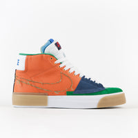 Nike SB Blazer Mid Edge Shoes - Safety Orange / Lucky Green thumbnail