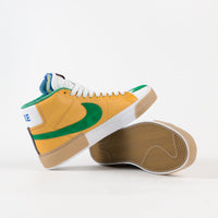Nike SB Blazer Mid Edge Shoes - Safety Orange / Lucky Green thumbnail